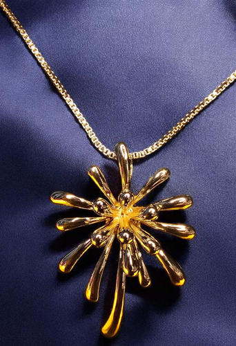 Gold plated Stainless steel Necklace set