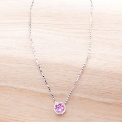 The Rose Aura Solitaire Pendant