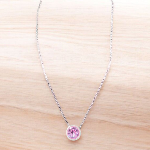 The Rose Aura Solitaire Pendant
