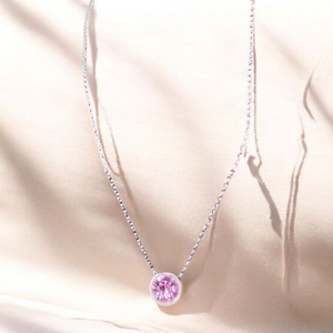 The Rose Aura Solitaire Pendant
