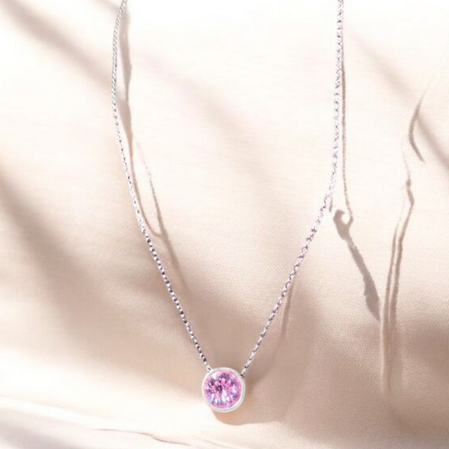 The Rose Aura Solitaire Pendant