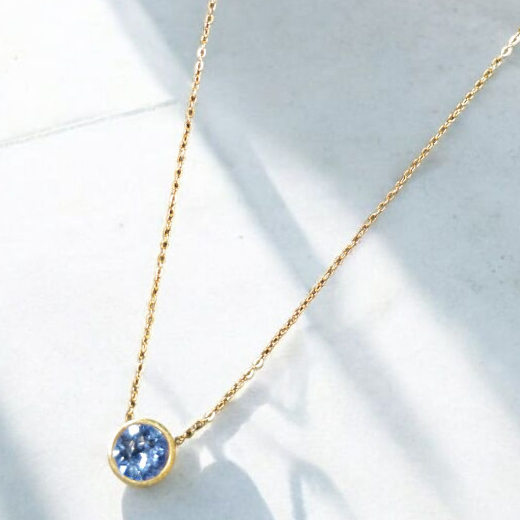 Blue Sapphire Glow Pendant