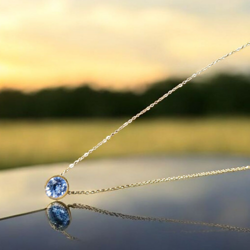 Blue Sapphire Glow Pendant