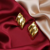 Regal Wave Earrings