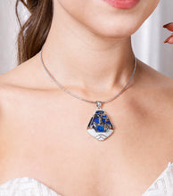 Load image into Gallery viewer, Blue Pota Stone Necklace Set