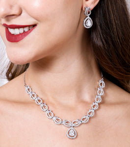 American Diamond Elegant Necklace Set