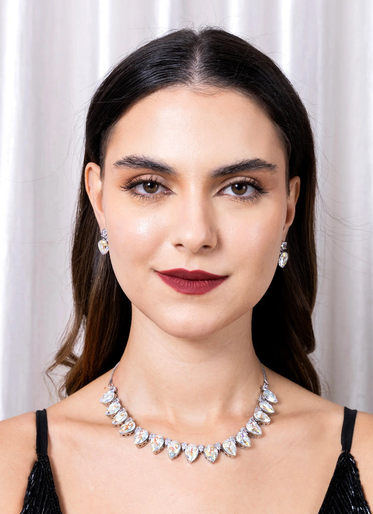 Tasmaye Celestia Diamond shade Necklace Set