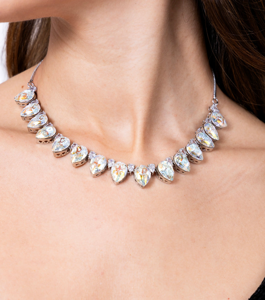 Swarovski Diamond shade Necklace Set