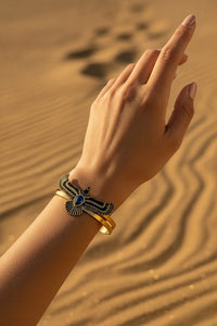 Imperial Eagle Blue Stone Bracelet