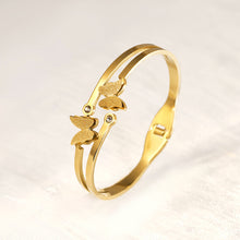 Load image into Gallery viewer, Golden Butterfly Grace Bracelet