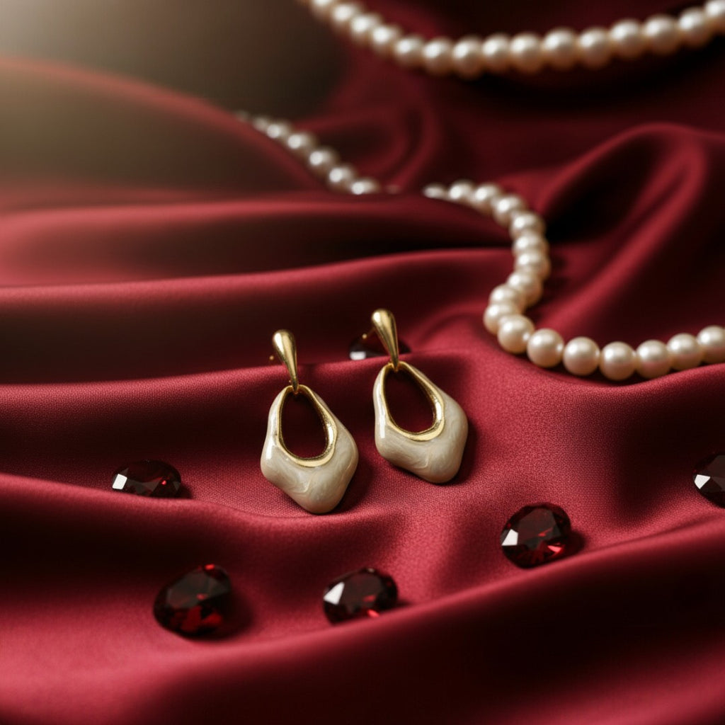 Opulent Aura Drop Earrings