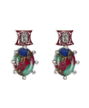Load image into Gallery viewer, Metallic Doublet Multi Colour Necklace Set