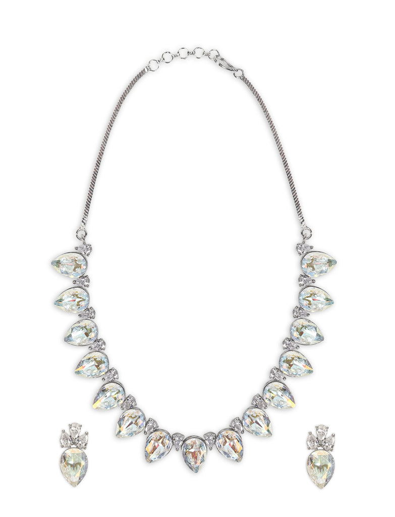 Tasmaye Celestia Diamond shade Necklace Set