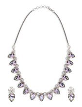 Load image into Gallery viewer, Tasmaye Celestia purple shade Necklace Set