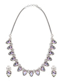 Swarovski purple shade Necklace Set