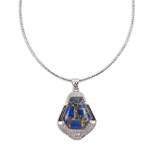 Load image into Gallery viewer, Blue Pota Stone Necklace Set
