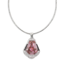 Load image into Gallery viewer, Pink Pota Stone Necklace Set