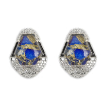 Load image into Gallery viewer, Blue Pota Stone Necklace Set