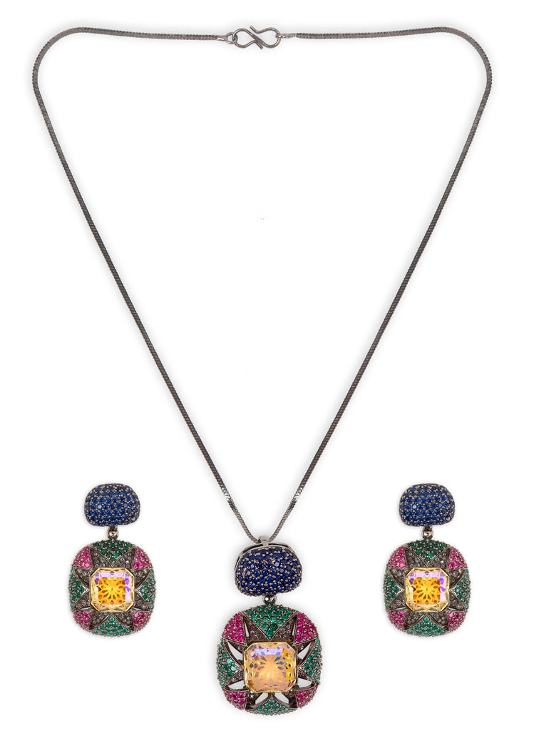 Tasmaye Celestia Nano Setting Multi Necklace Set