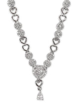 Load image into Gallery viewer, American Diamond Heart shape Necklace Set