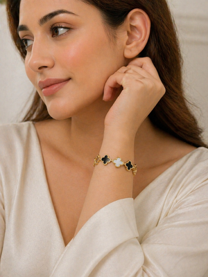 Tasmaye Noir Clover Luxe Bracelet