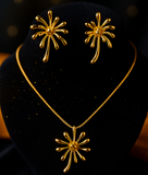 Gold plated Stainless steel Necklace set