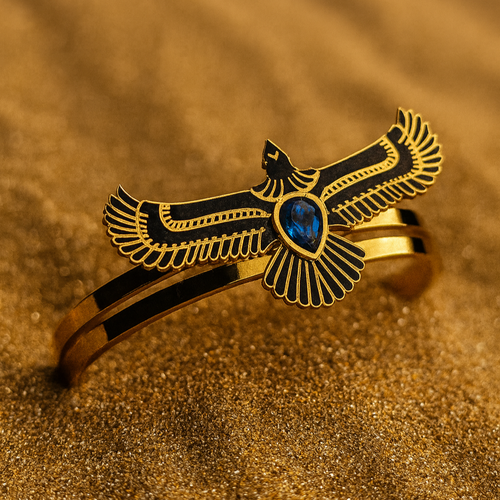 Imperial Eagle Blue Stone Bracelet