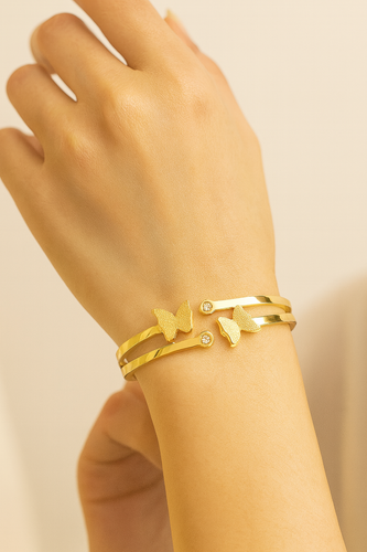 Golden Butterfly Grace Bracelet