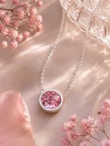 The Rose Aura Solitaire Pendant