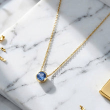 Load image into Gallery viewer, Blue Sapphire Glow Pendant